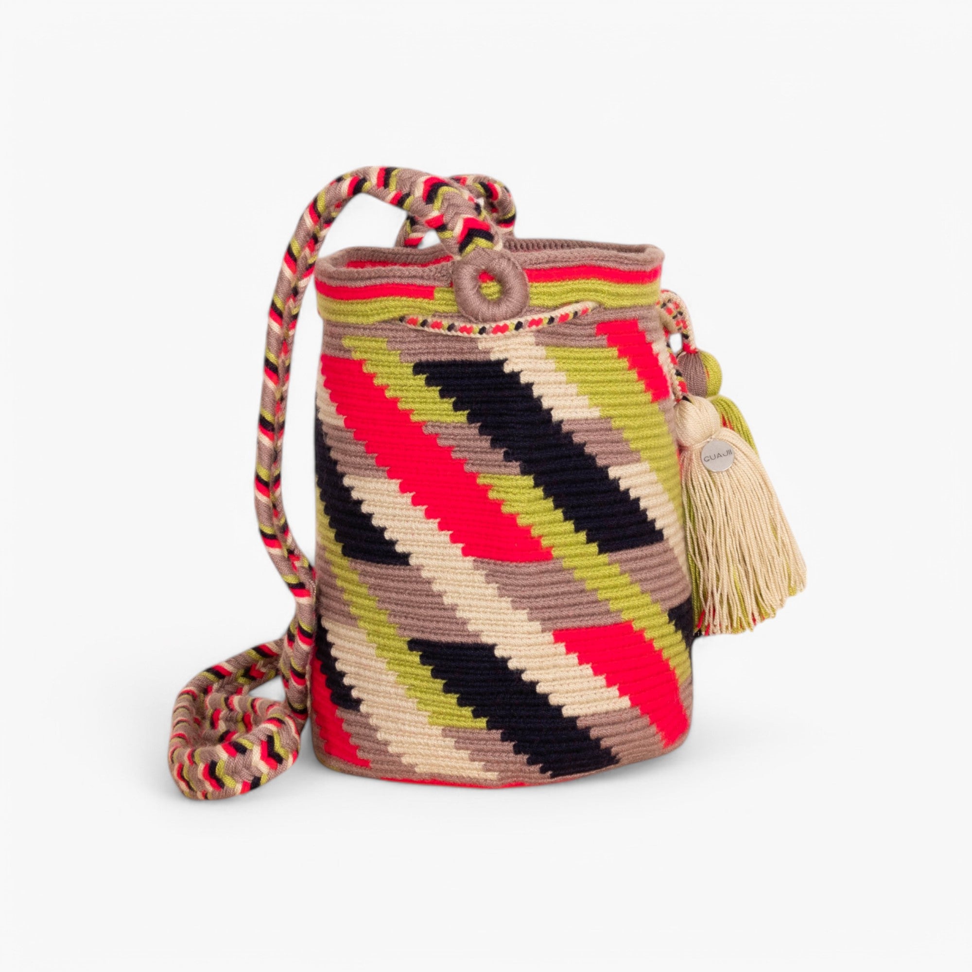 Abstract crossbody bag M | Thistle