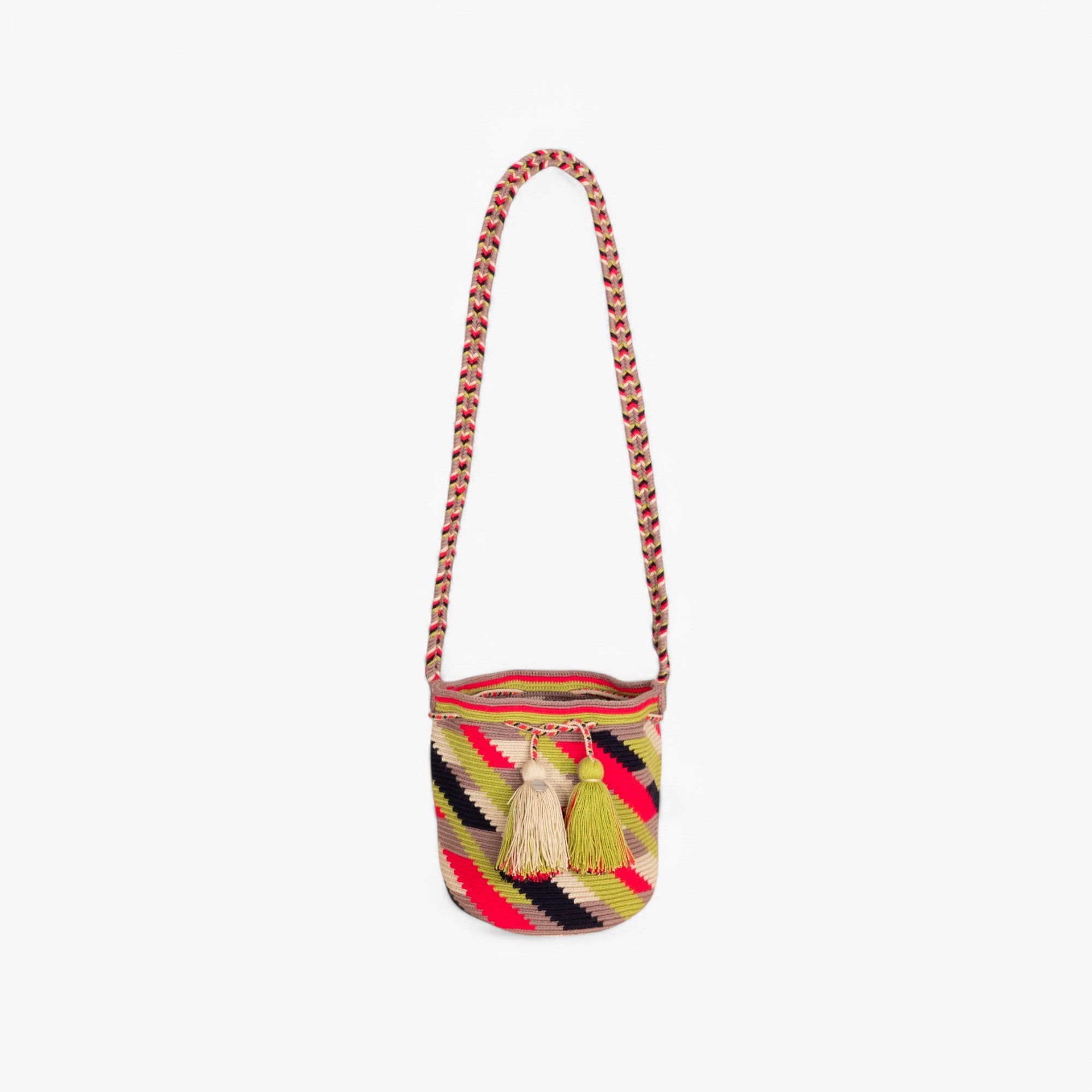 Abstract crossbody bag M | Thistle