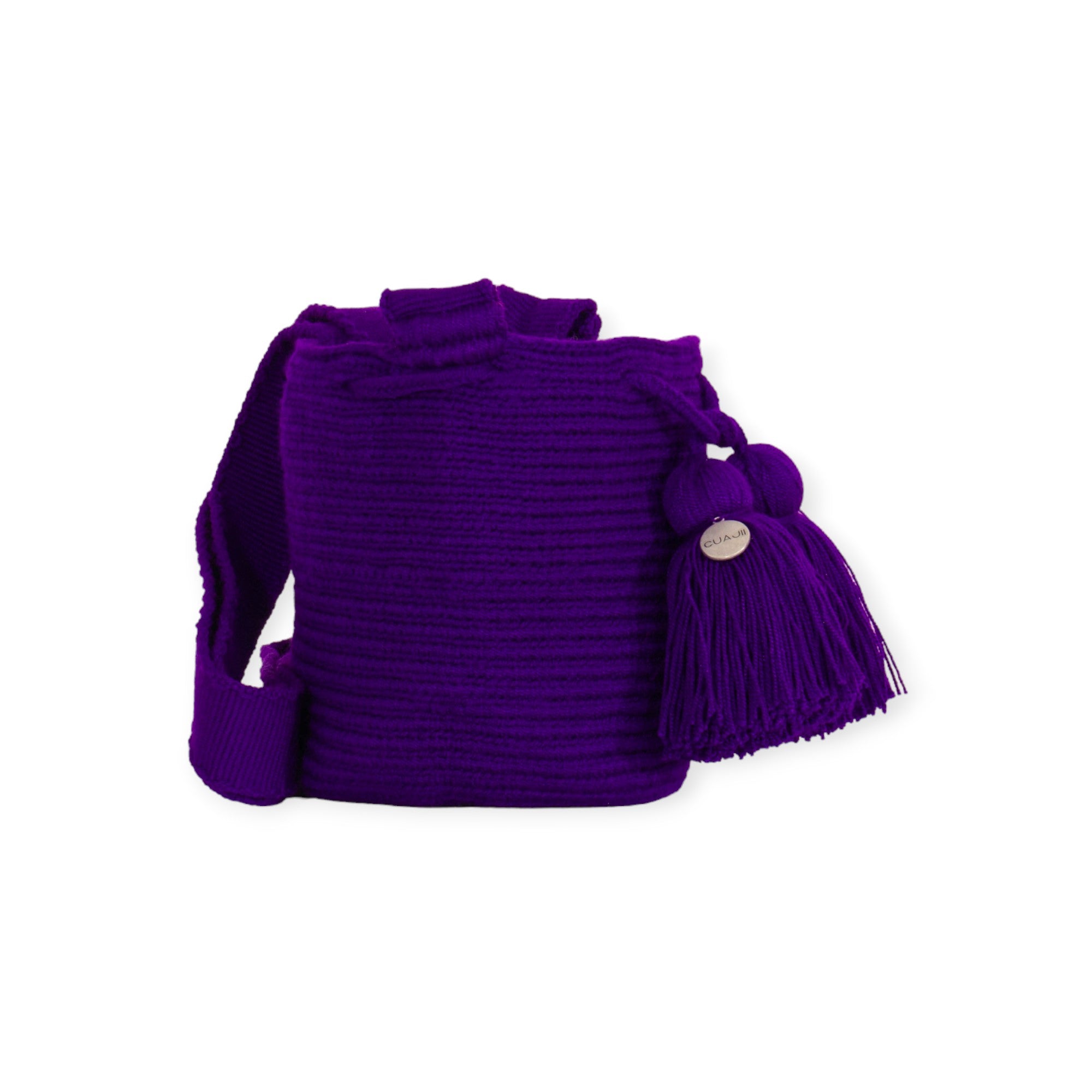 Solide crossbody tas XS | Blauw violet