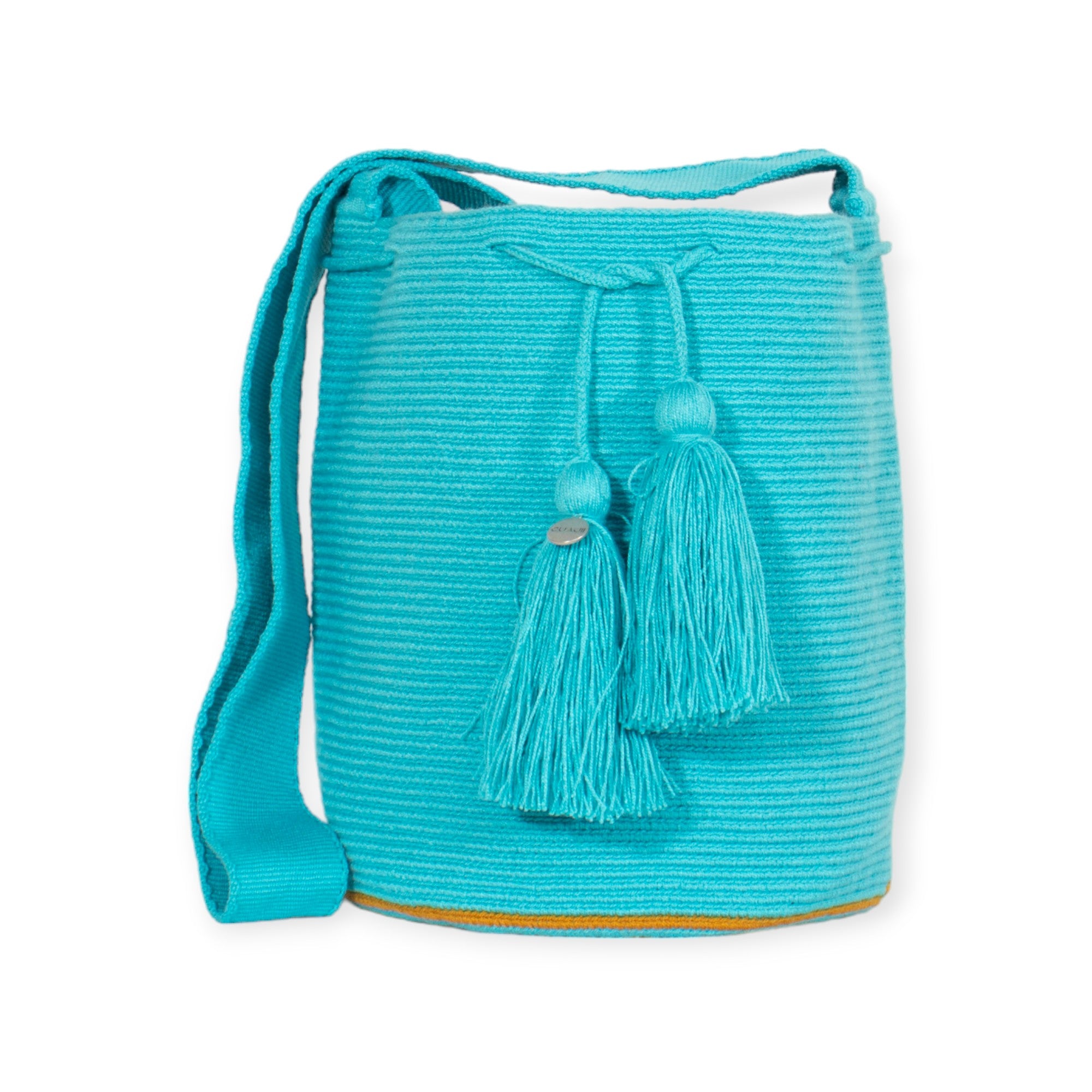 Bolso bandolera liso | Azul maya